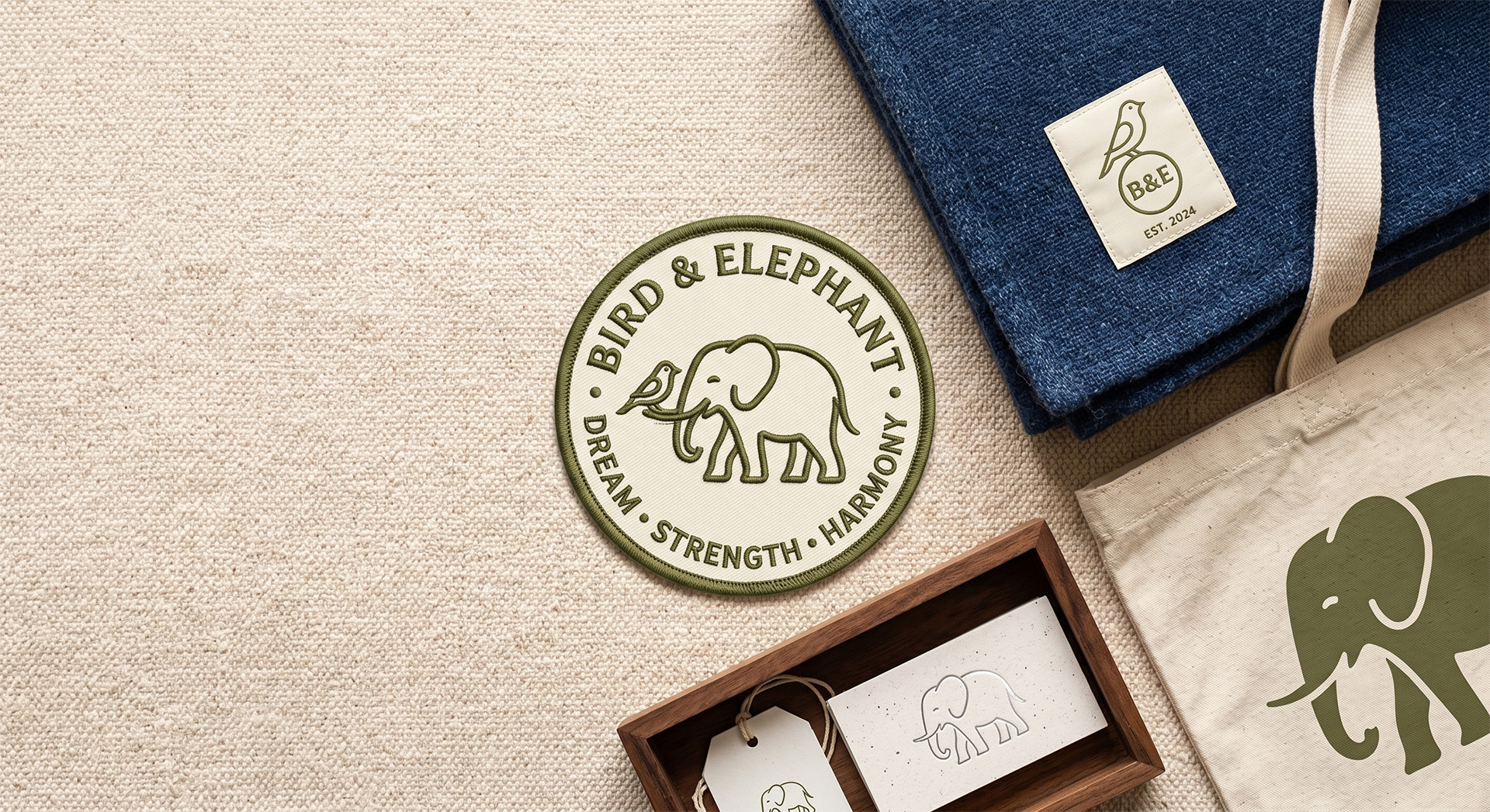 Bird & Elephant Luxury Portrait